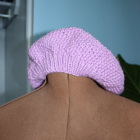 Purple Slouch Hat - Picture 2 of 2